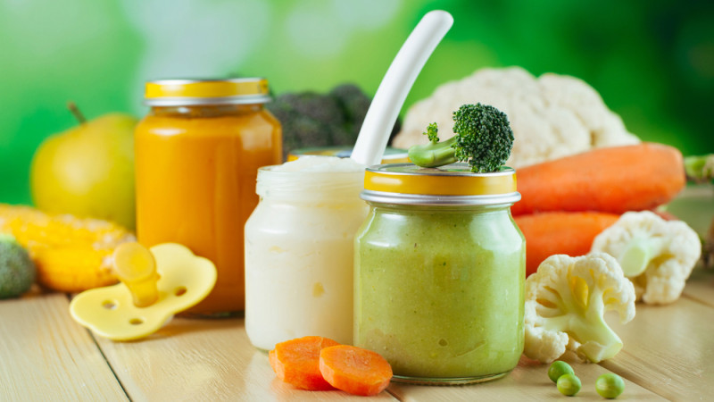 Des purées pour bébé