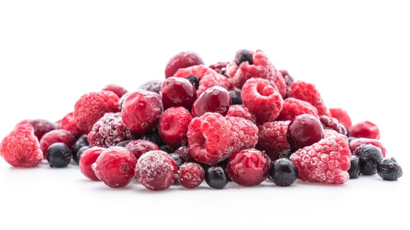 mélange de fruits rouges surgelés