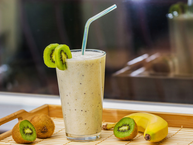 Smoothie banane-kiwi