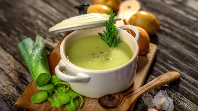 Soupe aux poireaux