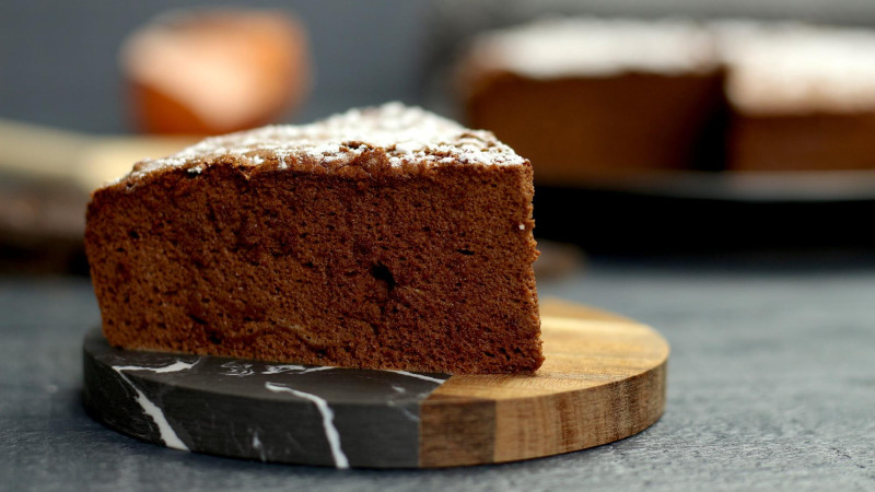 Soufflé japonais au chocolat noir