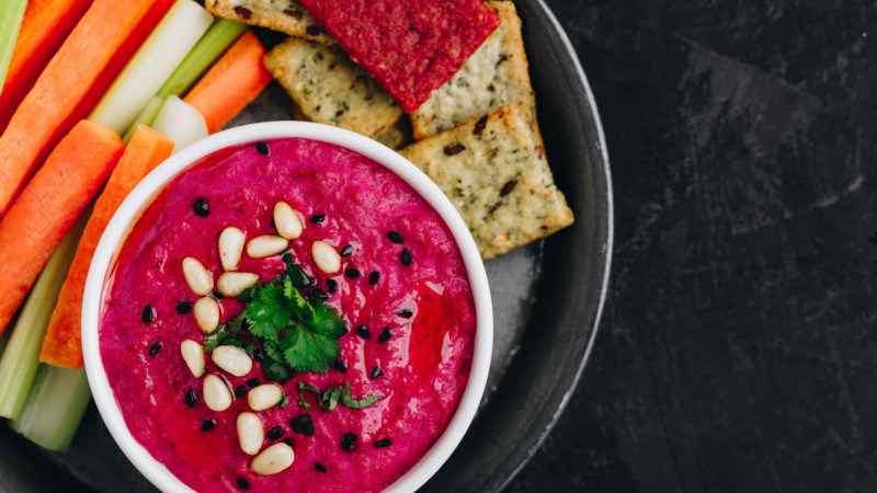 Dip fromage frais betterave