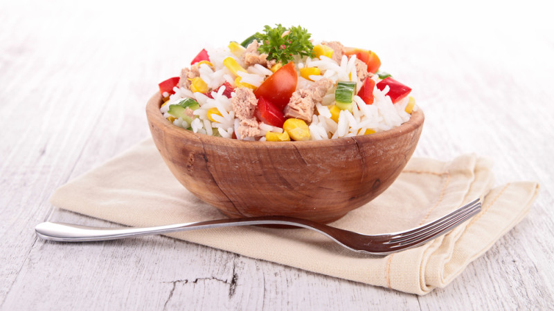 Salade de riz au thon