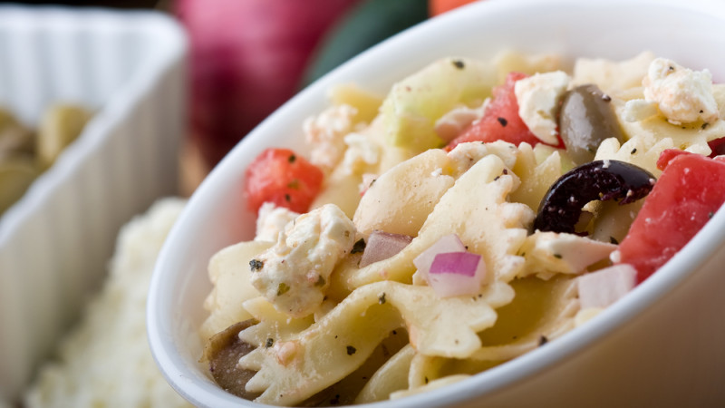 Salade de pâtes à la grecque