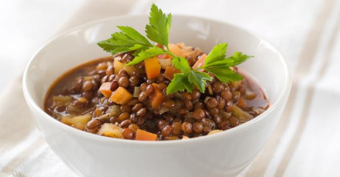 Salade de lentilles