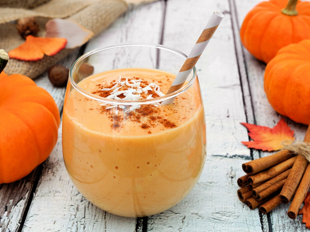 Smoothie banane citrouille