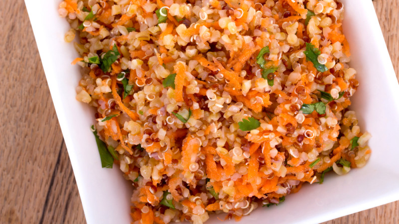 Salade de carottes et de kale