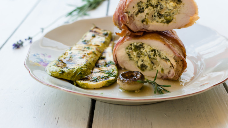 Hauts de cuisse de poulet aux champignons