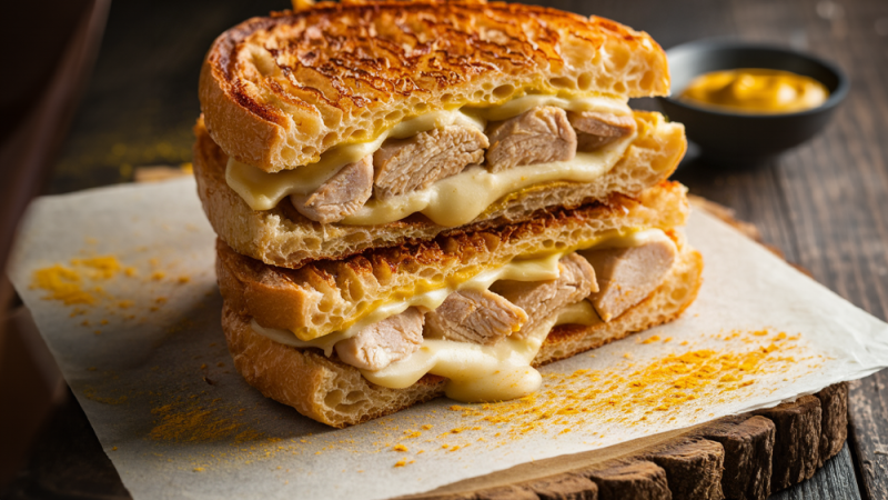 Croque monsieur curry