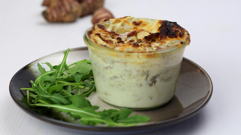 Gratin dauphinois aux topinambours