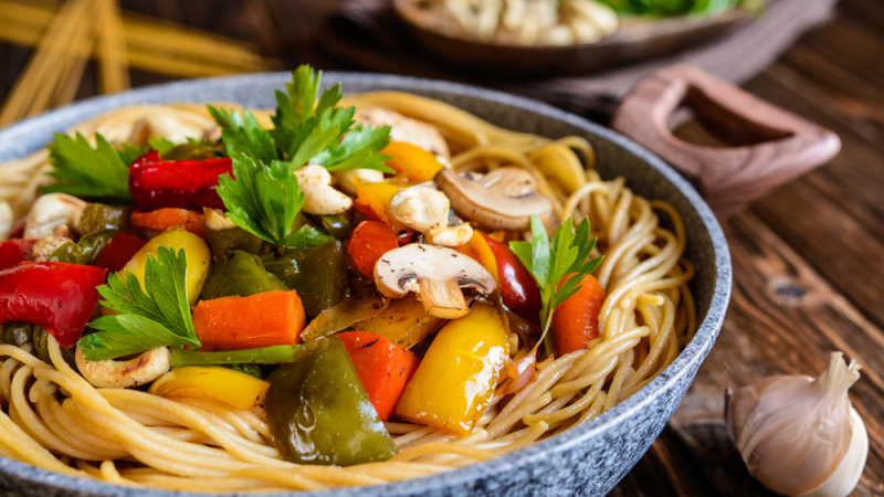 Pâtes à l'asiatique