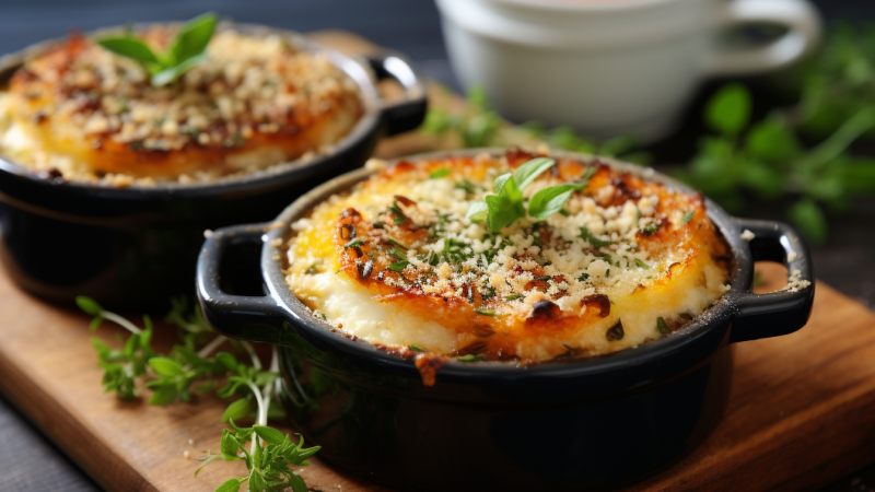 Gratin de quinoa express butternut feta