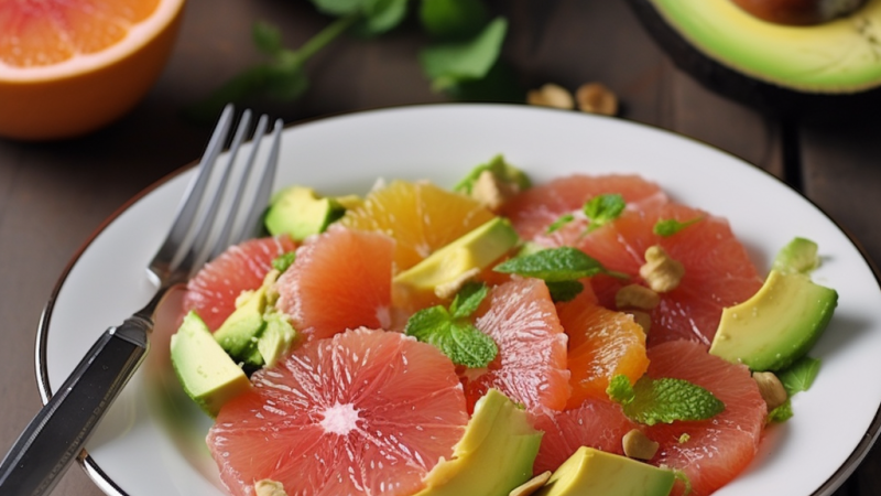 Avocat au pamplemousse
