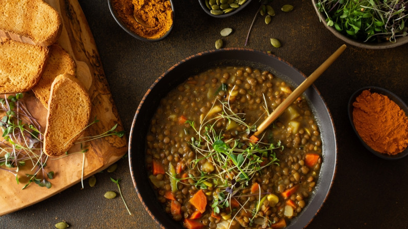 Soupe de légumineuses