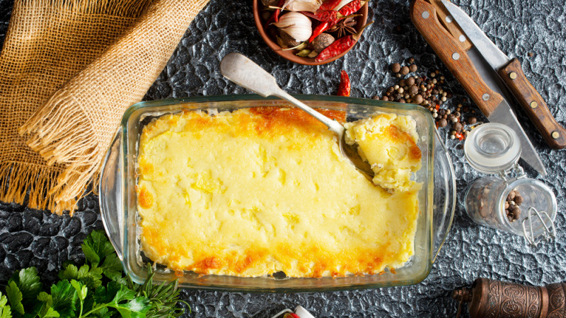 Parmentier de lentilles