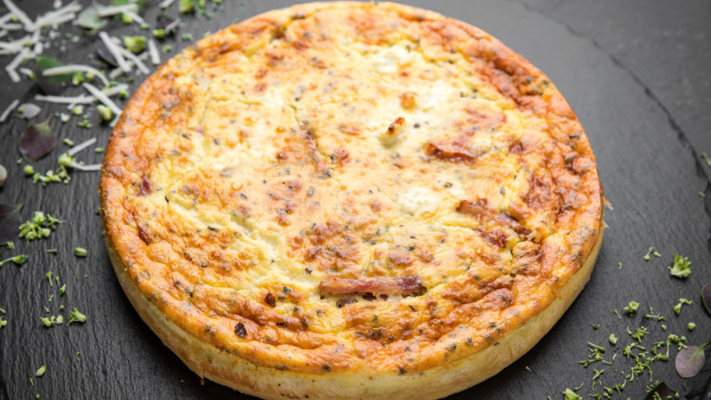 Quiche lorraine sans pâte et sans gluten