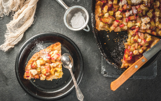 Tarte tatin rhubarbe