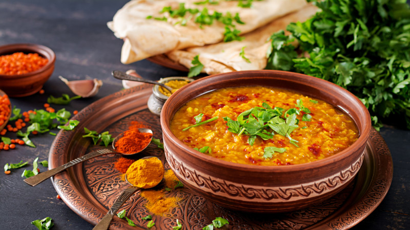 Curry de lentilles