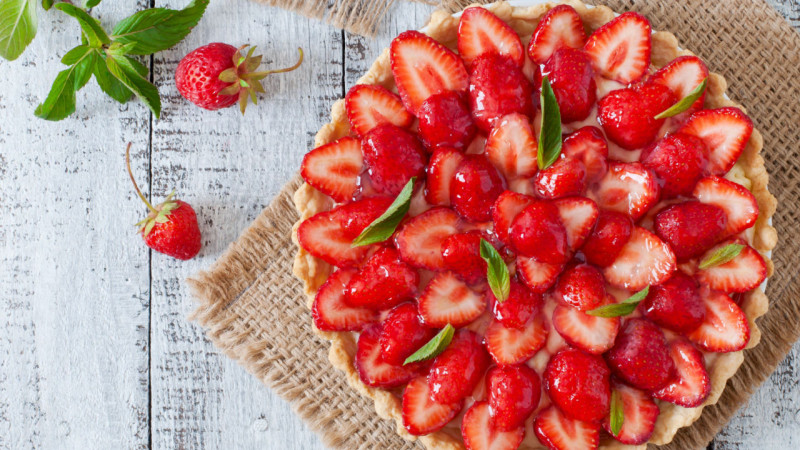 Tarte aux fraises