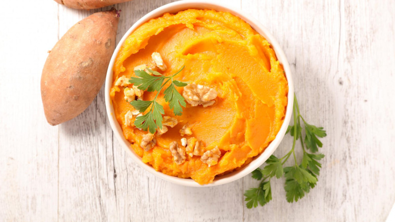Purée butternut et patate douce