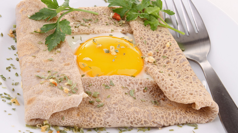 Galette de sarrasin au cheddar