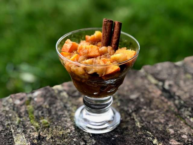 Compote de fruits maison sans sucre ajouté