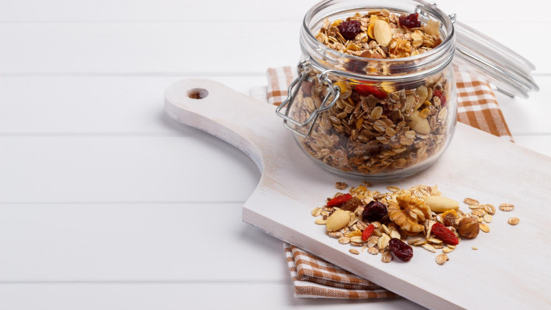 40g de muesli sans sucre ajouté