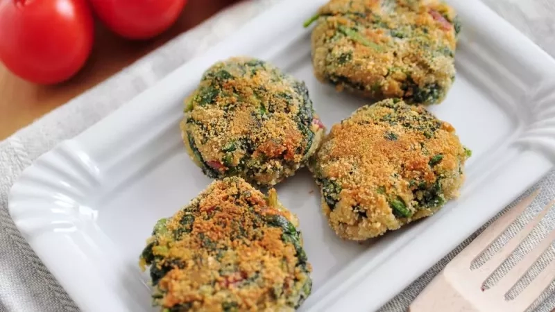 Recette de croquettes aux épinards