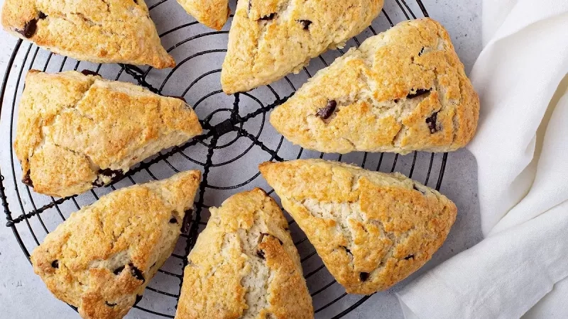 Recette de scones au chocolat 