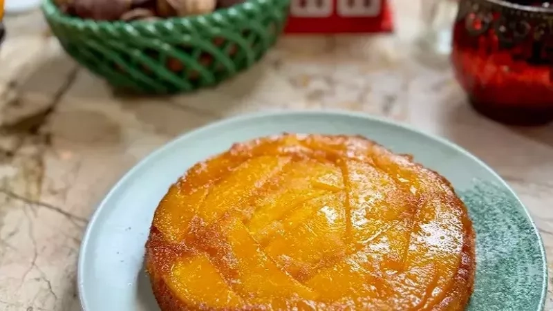 Recette de gâteau renversé à la mangue