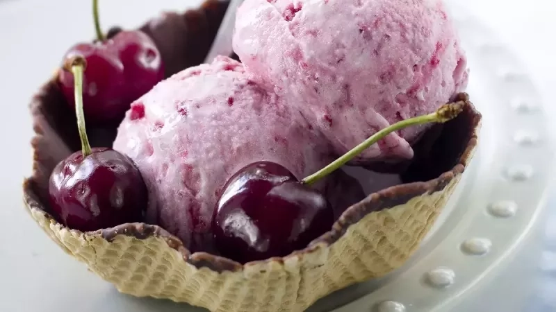 Recette de glace à la cerise maison