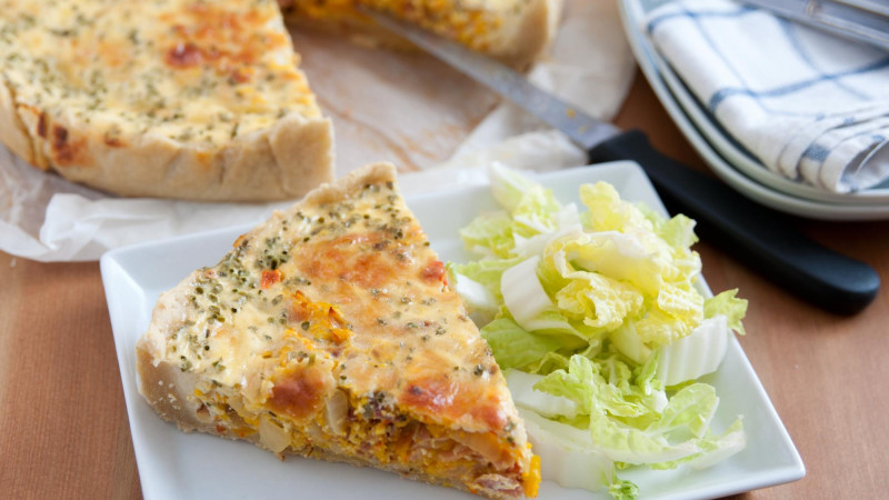 Quiche d'hiver sans pâte light