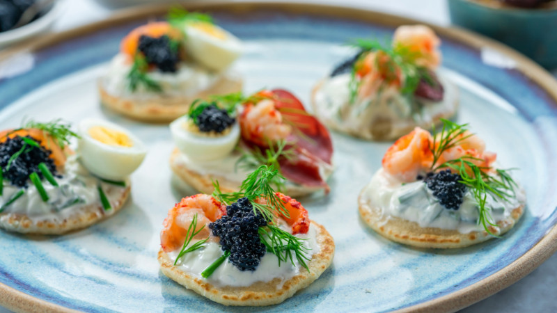 Blini oeufs de lump