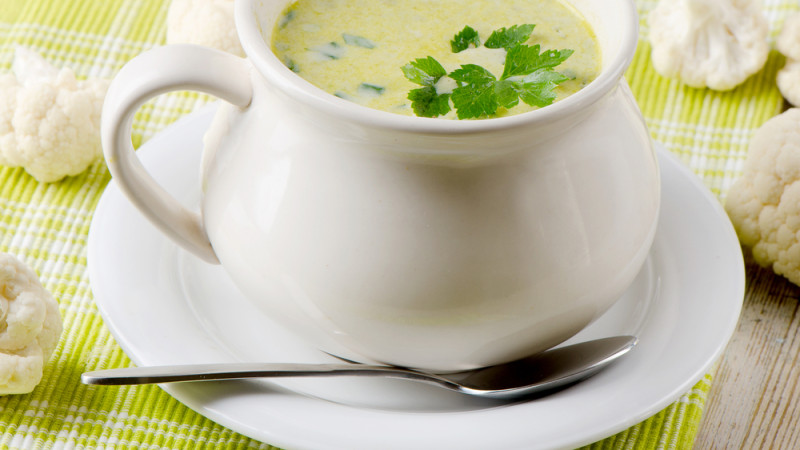Soupe aux choux et lardons