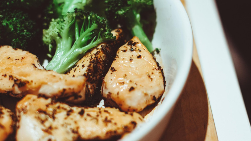 poulet, brocoli, dîner, repas, le déjeuner, en bonne santé, aliments, cuisine, fait maison, viande, légume, vert