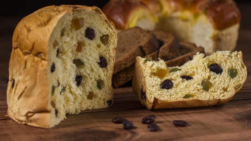 panettone, pain, raisins secs, alimentaire, panettone, panettone, panettone, panettone, panettone