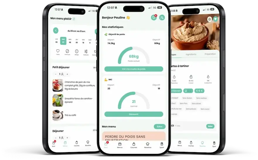 Aperçu de l'application CROQ